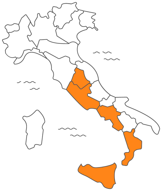 Mappa territorio PAC 2000A